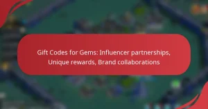 Gift Codes for Gems: Influencer partnerships, Unique rewards, Brand collaborations