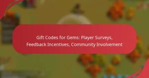 Gift Codes for Gems: Player Surveys, Feedback Incentives, Community Involvement