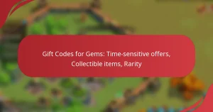 Gift Codes for Gems: Time-sensitive offers, Collectible items, Rarity