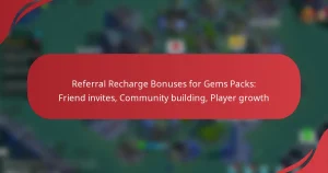 Referral Recharge Bonuses for Gems Packs: Friend invites, Community building, Player growth